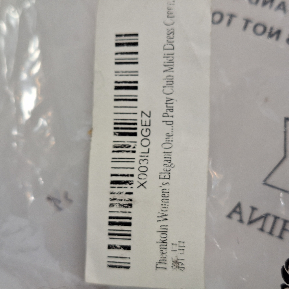 NEW!! THEENKOLN ELEGANT ONE SLEEVED PARTY DRESS MEDIUM - Picture 8 of 11